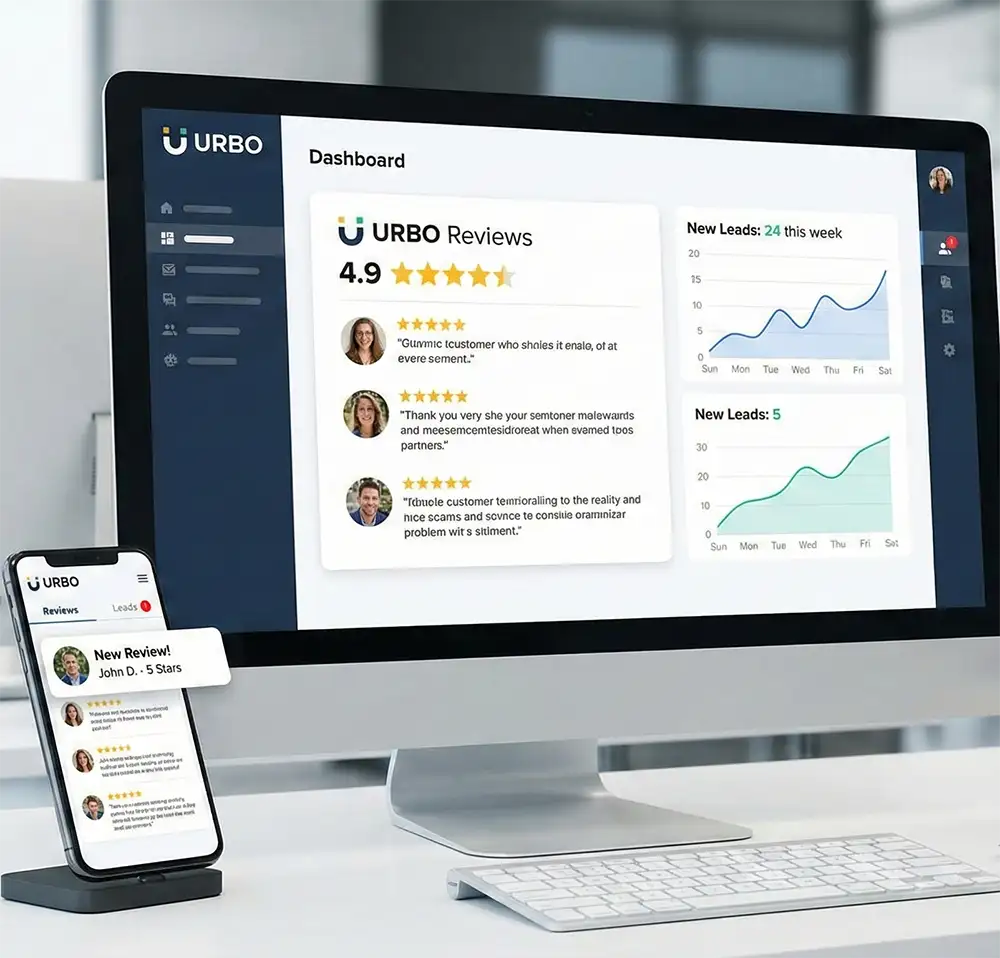 Manage multiple client review accounts in one dashboard