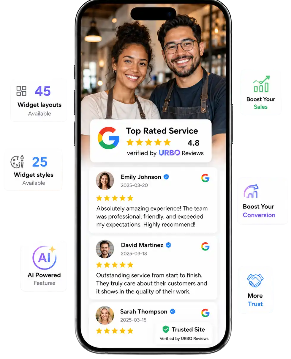 Get more Google reviews with URBO